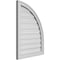 Ekena Millwork Quarter Round Top Right Surface Mount PVC Gable Vent w/ 2"W x 2"P Brickmould Sill Frame, 22"W x 30"H GVPQR22X3003SF - alternate 2